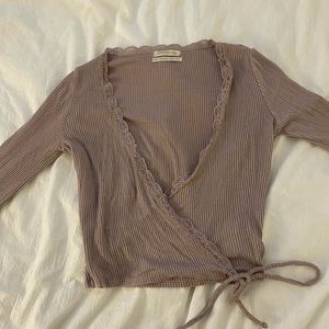 Urban Outfitters cross tie top